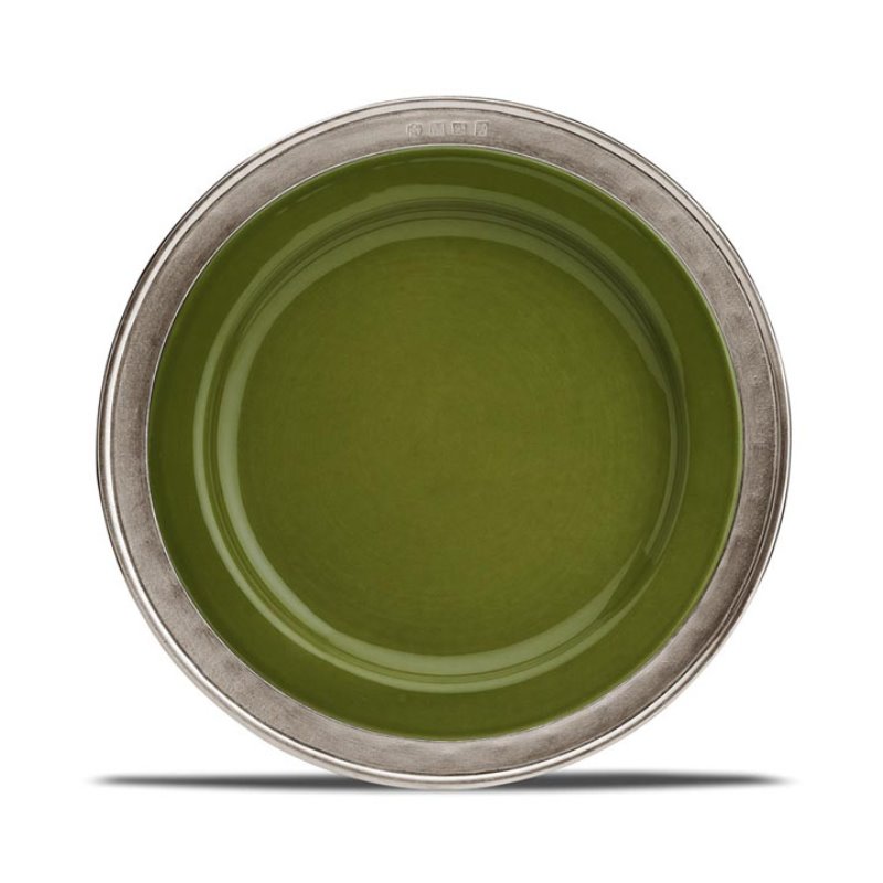 CONVIVIO Salad / dessert plate - green. 